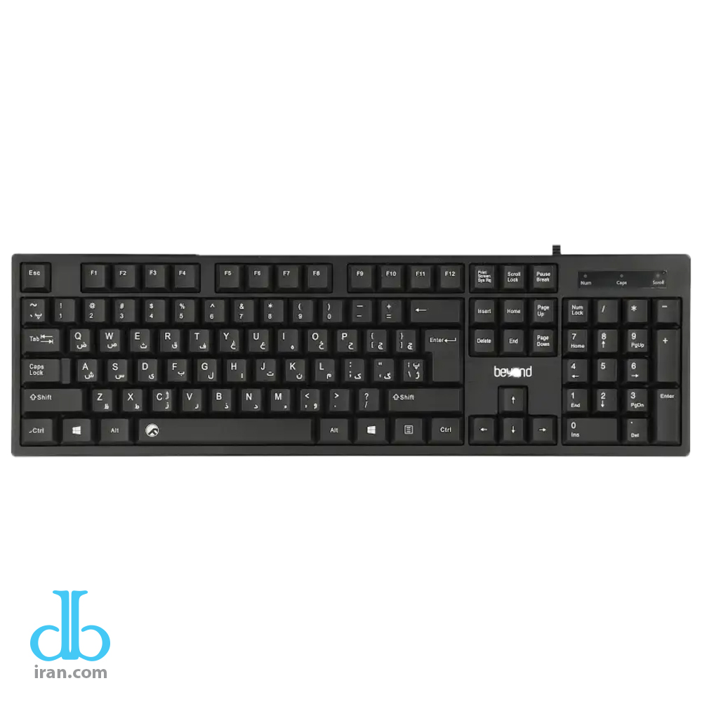 کیبورد باسیم بیاند مدل BK-3434 کیبورد باسیم بیاند مدل BK-3434