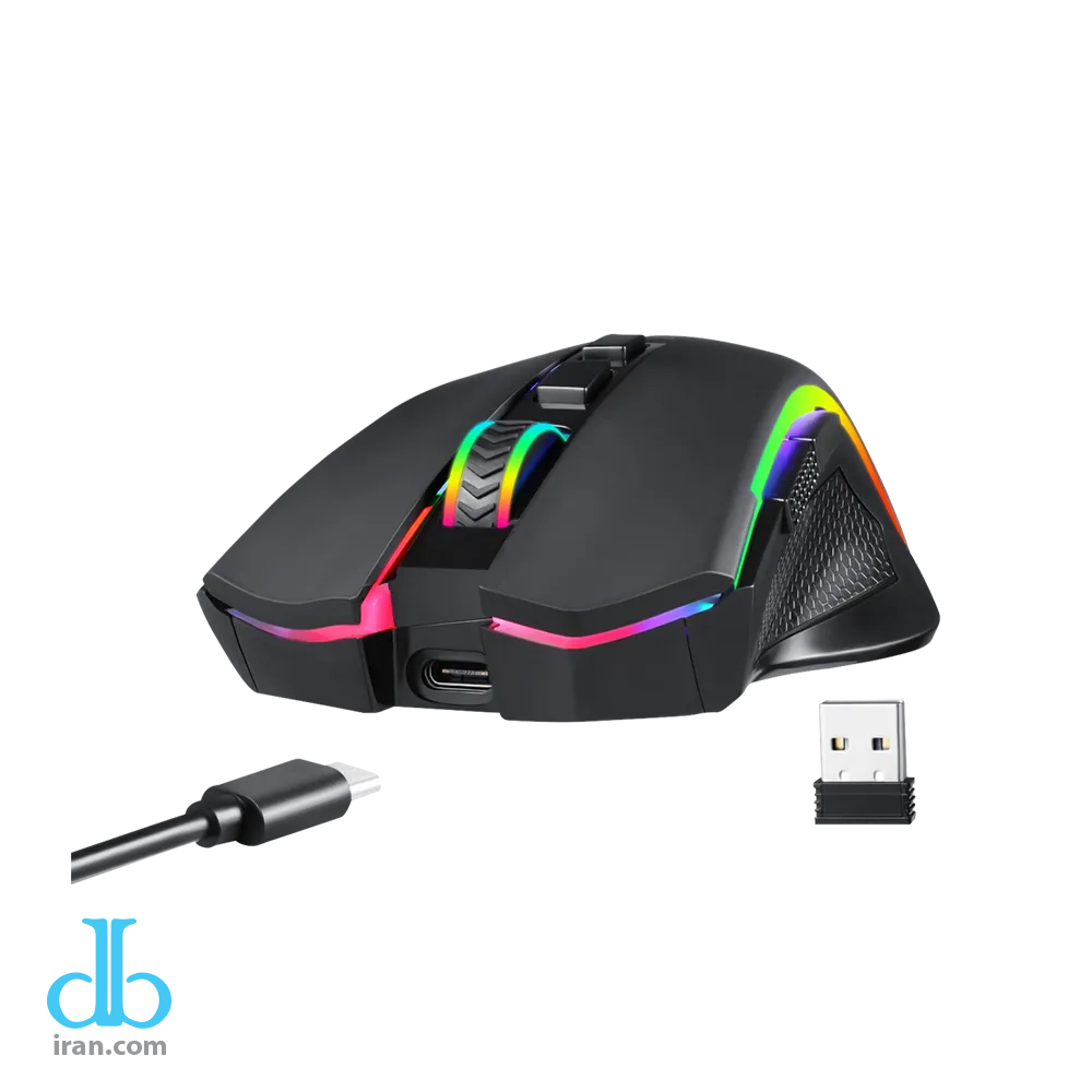 ماوس گیمینگ با سیم و بی سیم REDRAGON M602_ks رنگ مشکی ماوس گیمینگ با سیم و بی سیم REDRAGON M602_ks رنگ مشکی