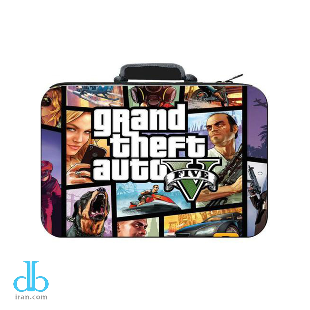 کیف چهارکاره پلی استیشن پنج طرح جی تی ای