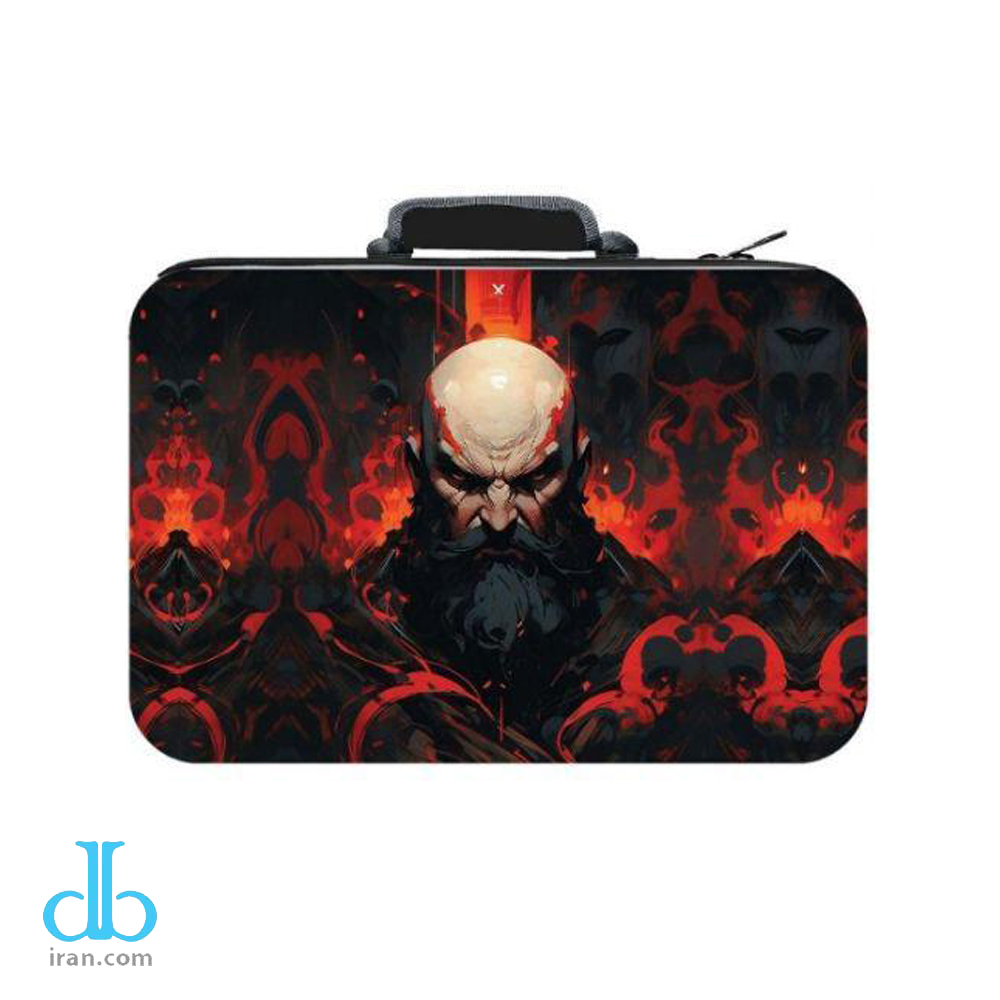 کیف چهارکاره پلی استیشن پنج طرح خدای جنگ