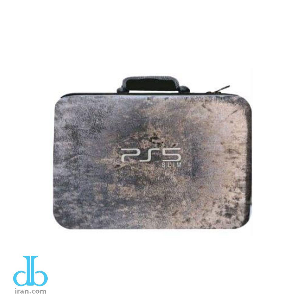 کیف پنج کاره پلی استیشن پنج طرح یاسی مخملی