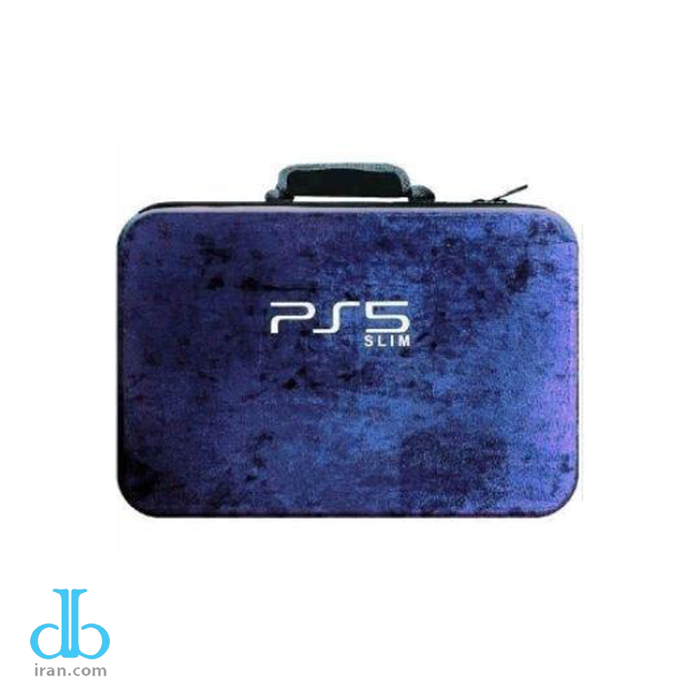 کیف پنج کاره پلی استیشن پنج طرح سورمه ایی مخملی