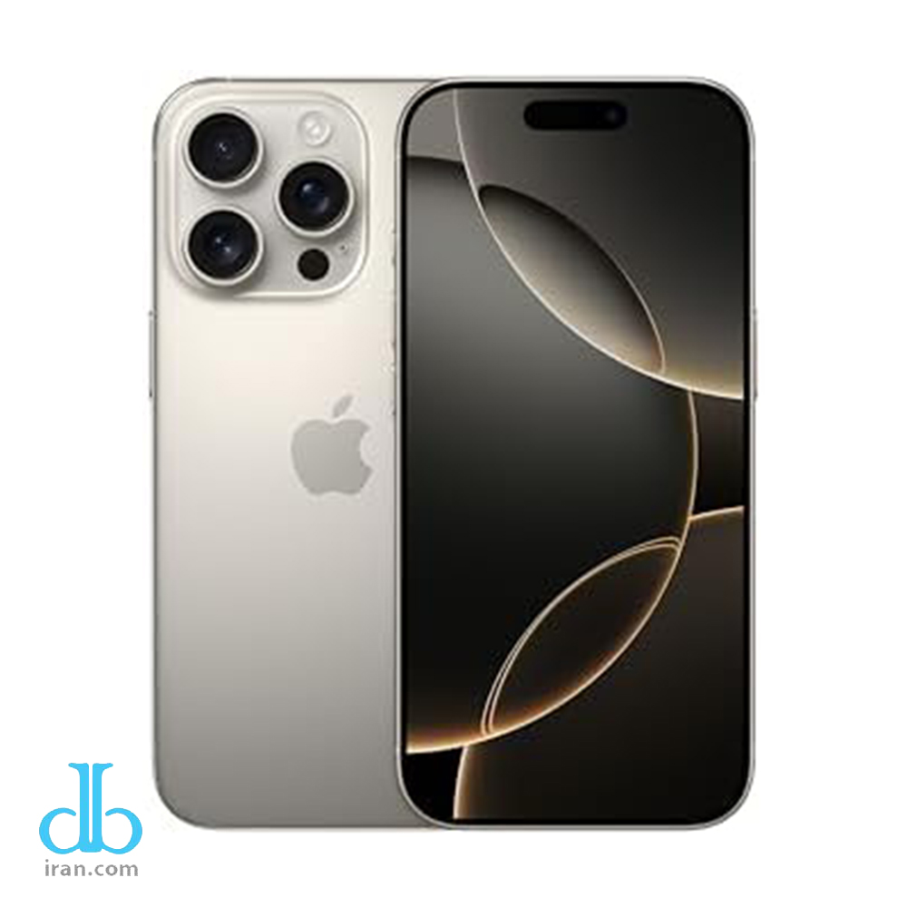 گوشی اپل دو iPhone 16 Pro Max (not Active) Color - Natural Titanium | حافظه 256 گیگابایت گوشی اپل دو iPhone 16 Pro Max (not Active) Color - Natural Titanium | حافظه 256 گیگابایت