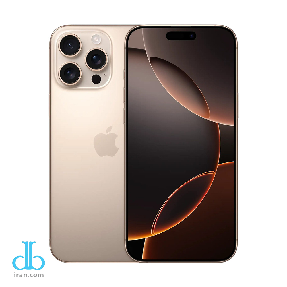گوشی اپل دو سیم iPhone 16 Pro max ZA (Not Active)Color - Desert Titanium | حافظه 256 گیگابایت گوشی اپل دو سیم iPhone 16 Pro max ZA (Not Active)Color - Desert Titanium | حافظه 256 گیگابایت