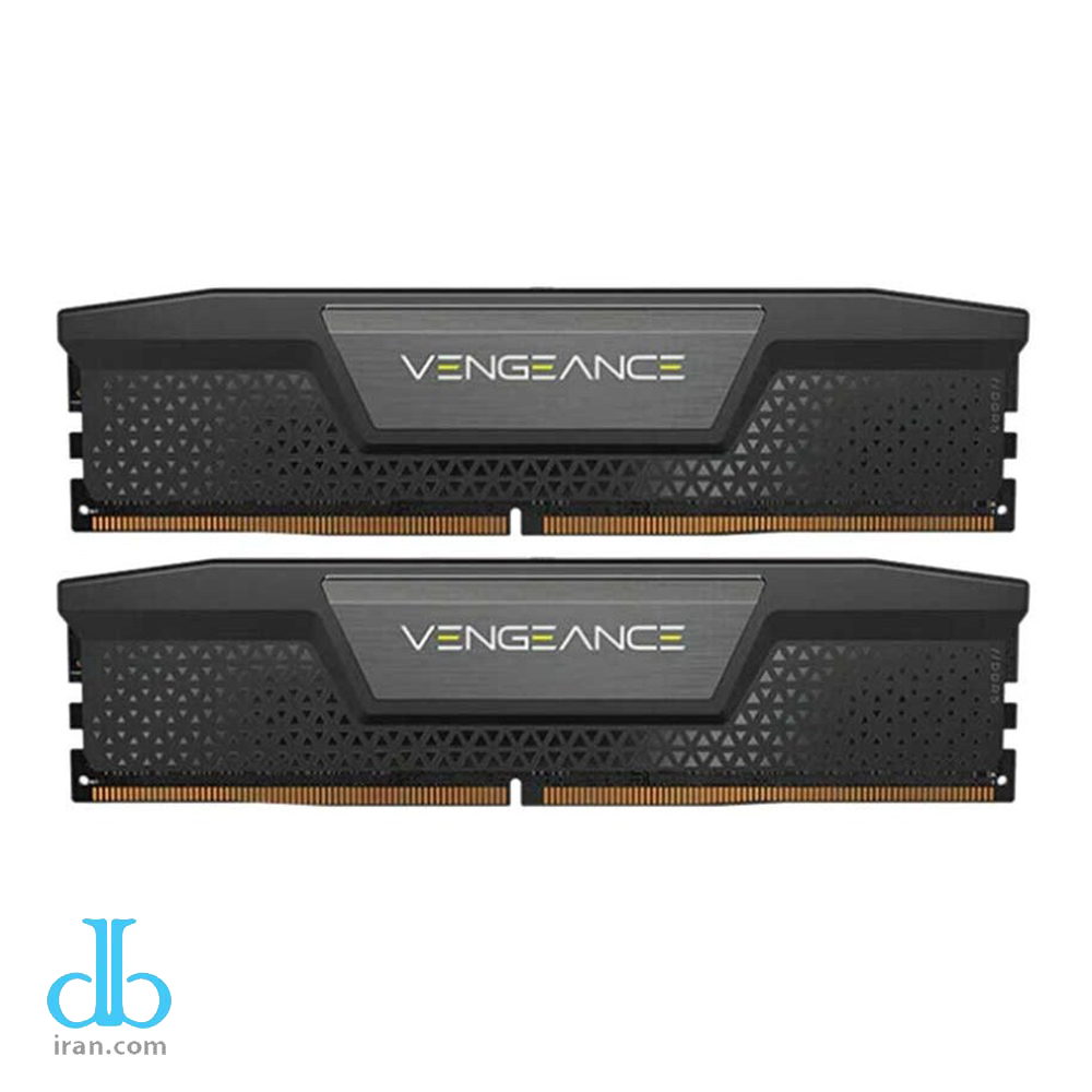 رم کامپیوتر DDR5 دو کاناله 5600 مگاهرتز CL36 کورسیر مدل VENGEANCE AMD EXPO ظرفیت 32 گیگابایت