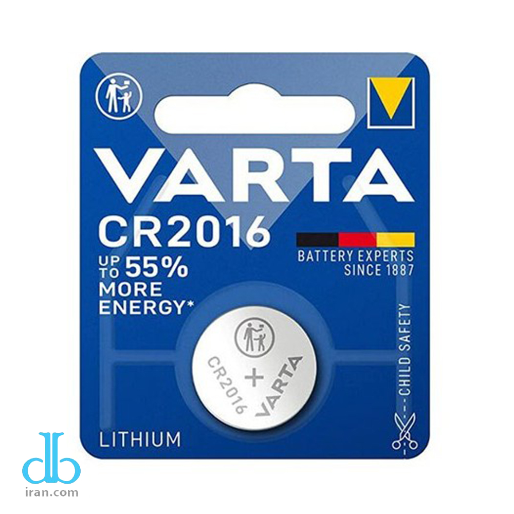 باتری سکه ای وارتا مدل CR2016
