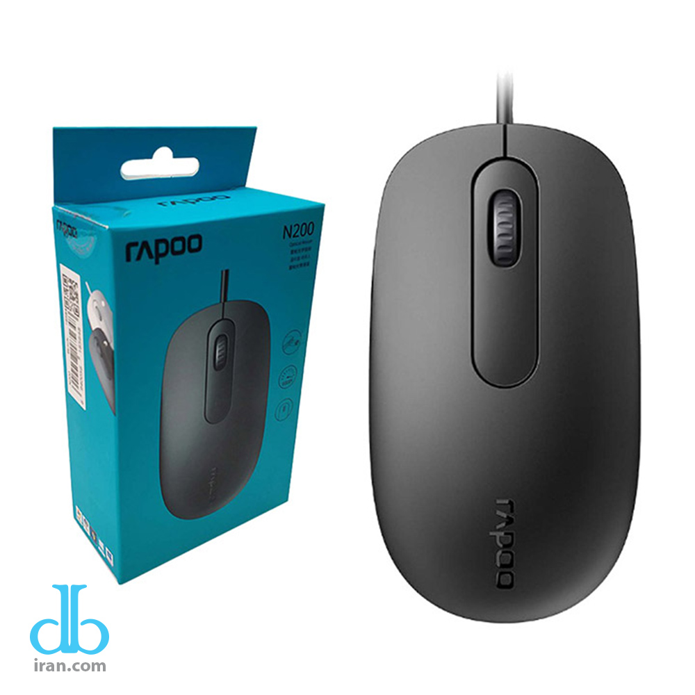 ماوس باسیم رپو مدل N200 با حسگر اپتیکال