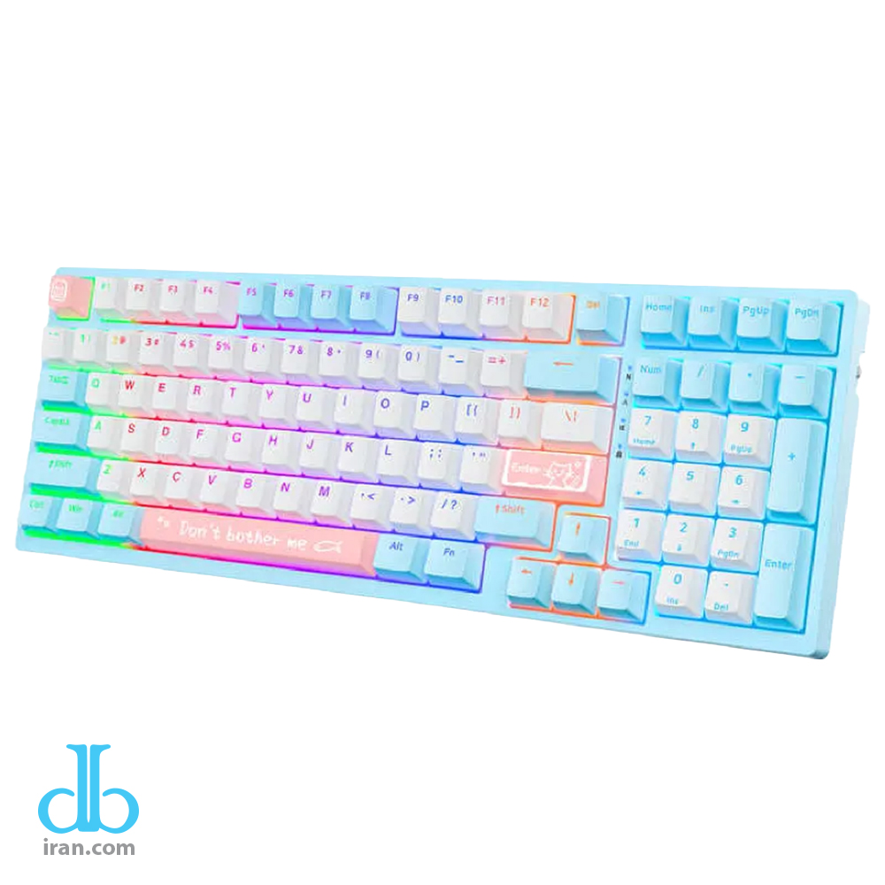 کیبورد گیمینگ مکانیکال اونیکوما مدل G38 صورتی
