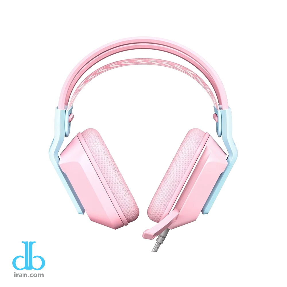 هدست با سیم اونیکوما مدل X13 صورتی