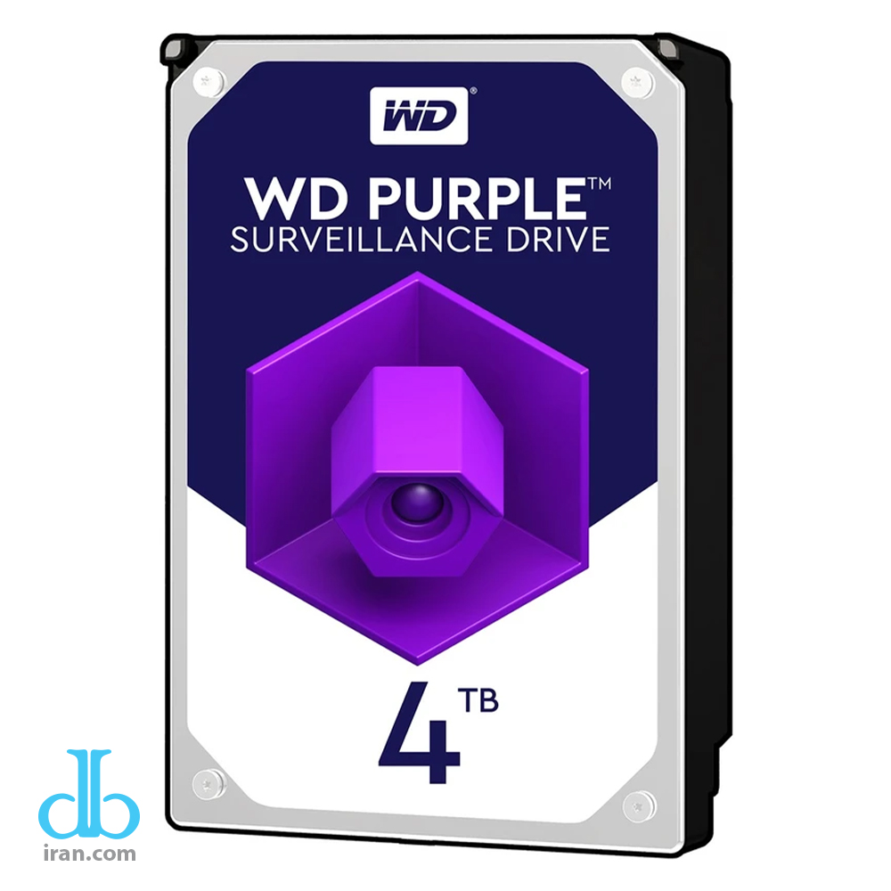 هارددیسک اینترنال وسترن دیجیتال مدل Purple WD10PURZ ظرفیت 1 ترابایت