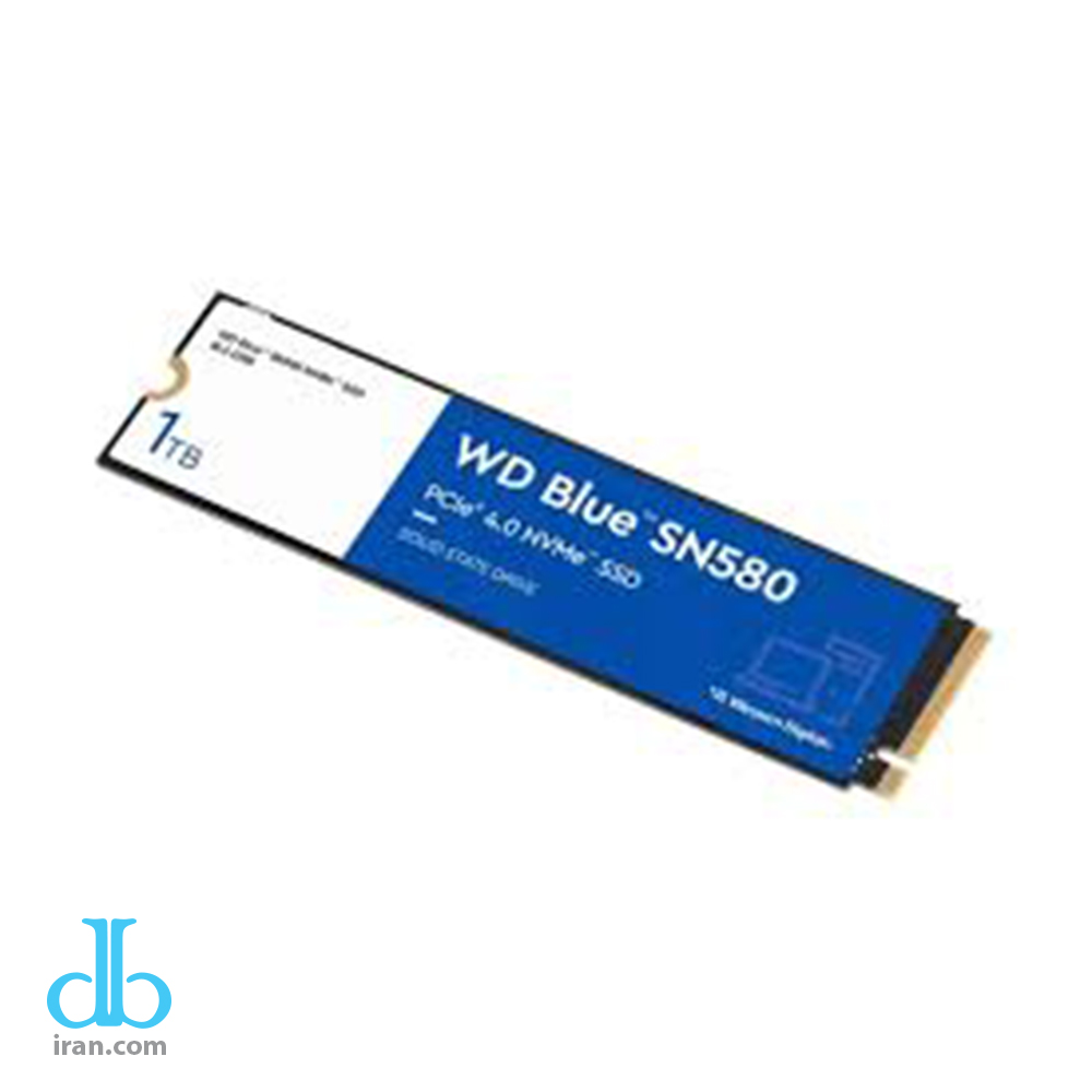 حافظه اس اس دی اینترنال وسترن دیجیتال Blue SN580 M.2 2280 NVMe ظرفیت 1 ترابایت