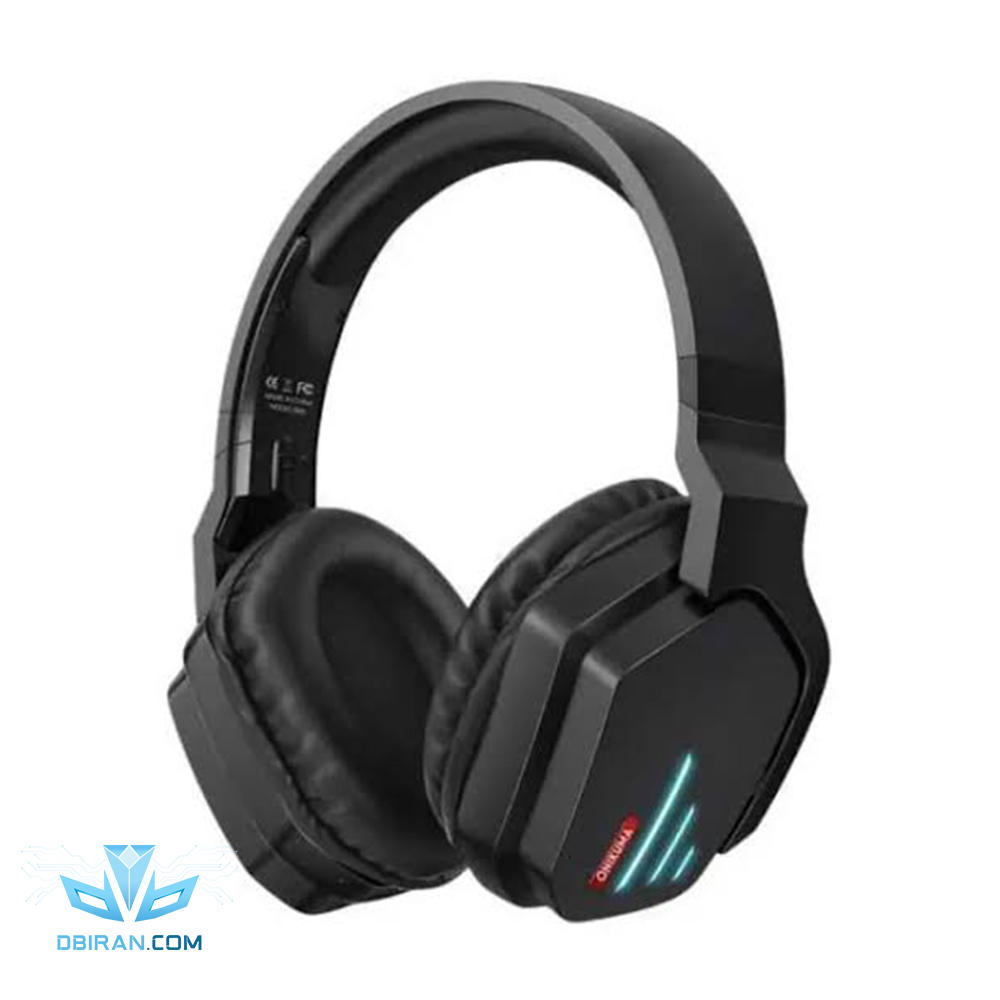 هدست بلوتوثی گیمینگ اونیکوما ONIKUMA B60 رنگ مشکی