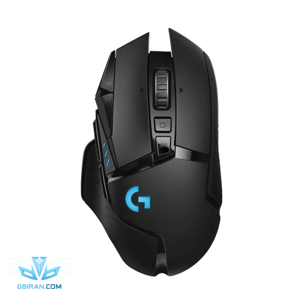 ماوس گیمینگ بی سیم لاجیتک مدل G502 لایت اسپید رنگ مشکی