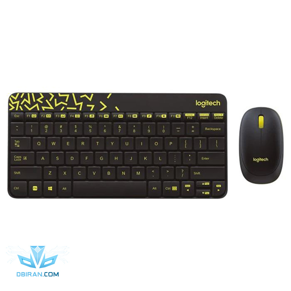 کيبورد و ماوس بي‌سيم لاجيتک مدل MK240
