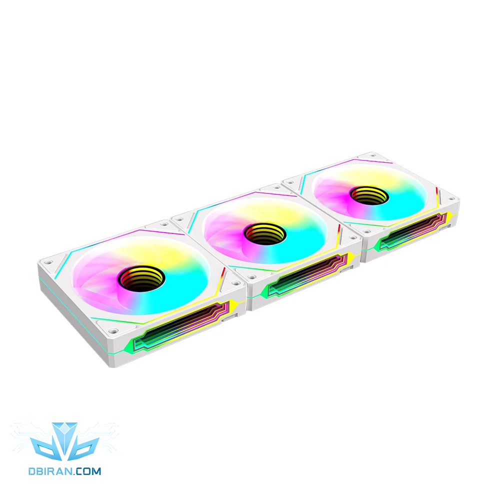 فن کیس Redragon GC F015 ARGB سفید پک سه تایی