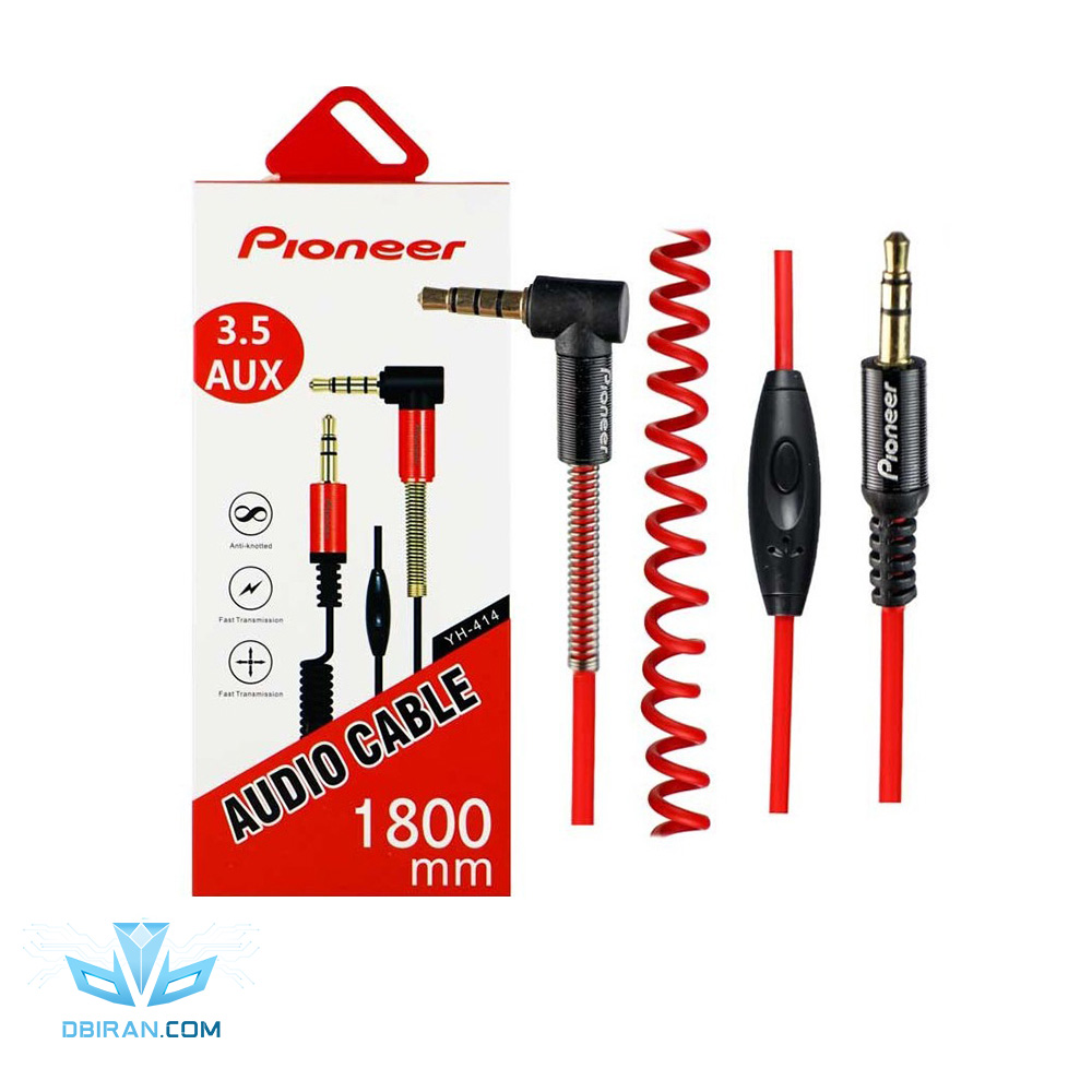 کابل فنری Pioneer YH 414 AUX 1.8m یکسر L