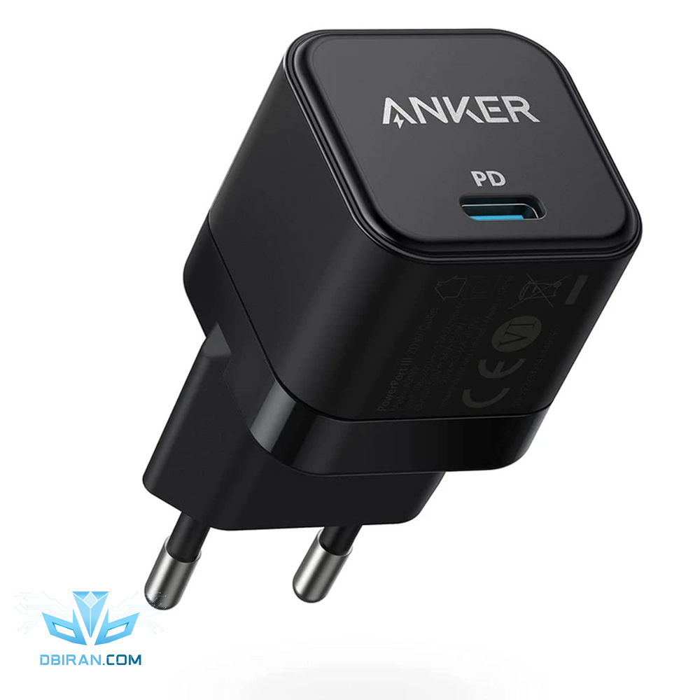 شارژر دیواری انکر مدل PowerPort III A2149 توان 20 وات