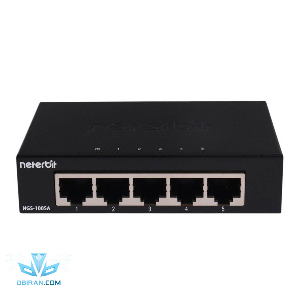 سوئیچ ۵ پورت نتربیت مدل NGS 1005A غیر مدیریتی