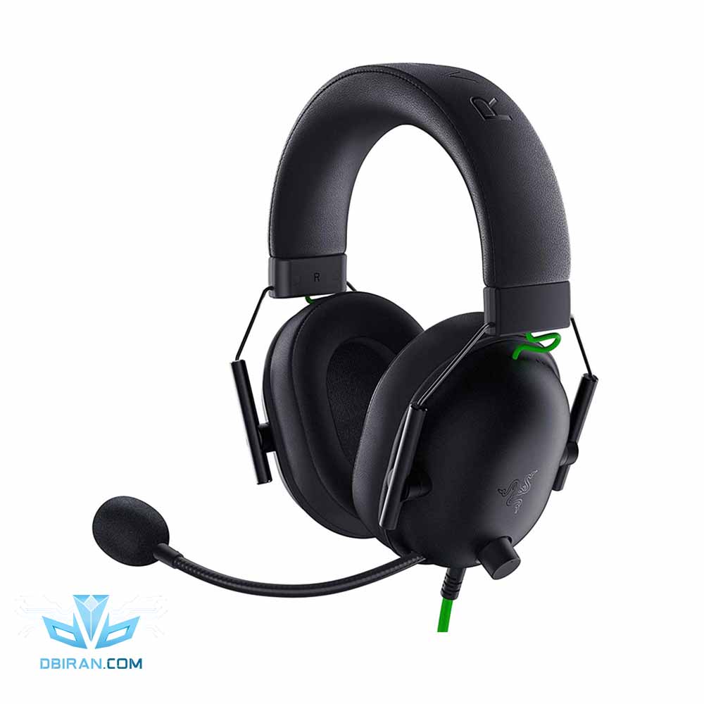 هدست با سیم ریزر مدل Blackshark v2 X مشکی
