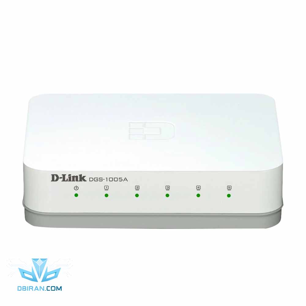 سوییچ دسکتاپ 5 پورت گیگابیتی دی لینک مدل DGS1005A