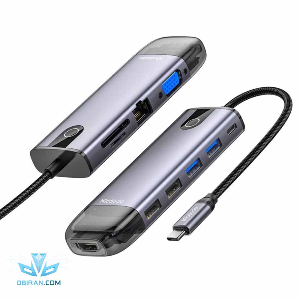 مولتی هاب 10 پورت USB C مک دودو مدل HU7420