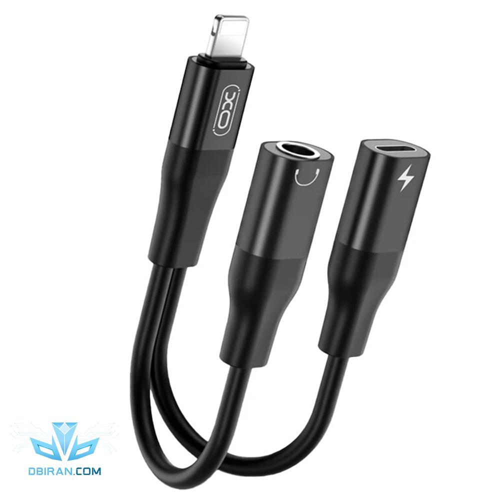 کابل تبدیل Lightning به aux و Type C ایکس او مدل NB181B