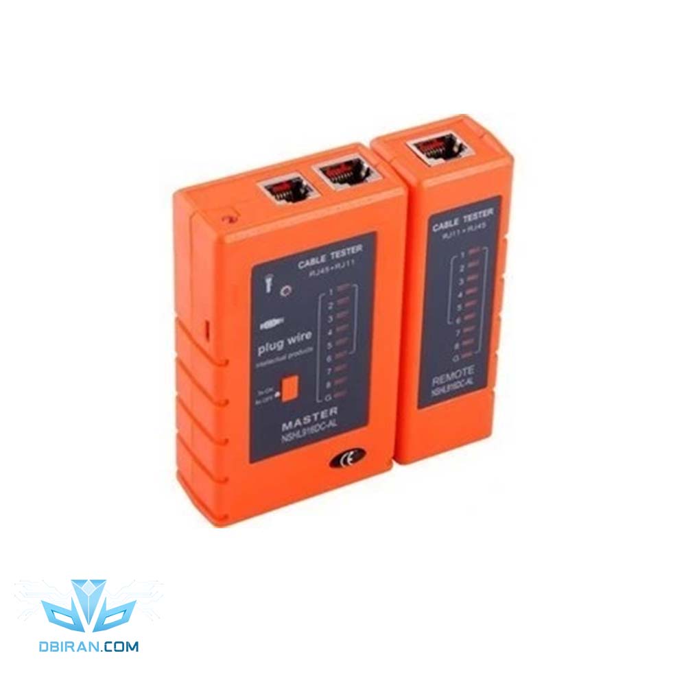 تستر کابل شبکه ونتولینک مدل 916D رنگ نارنجی