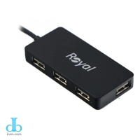 هاب 4 پورت Royal USB 2.0 مدل RH2-210