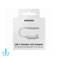 جک صوتی USB-C به AUX موبایل Samsung رنگ سفید
