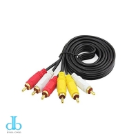 کابل 3 فیش صدا و تصویر 1.5 متری