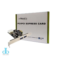 کارت USB3 اکسپرس PCI-EXPRESS 2 PORT