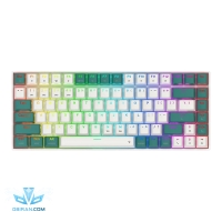 کیبورد گیمینگ سفید و سبز ردراگون مدل K678 WG Pro