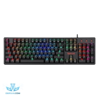 کیبورد گیمینگ ردراگون KAMA K578 با سوئیچ مکانیکال قهوه ای با سیم RGB